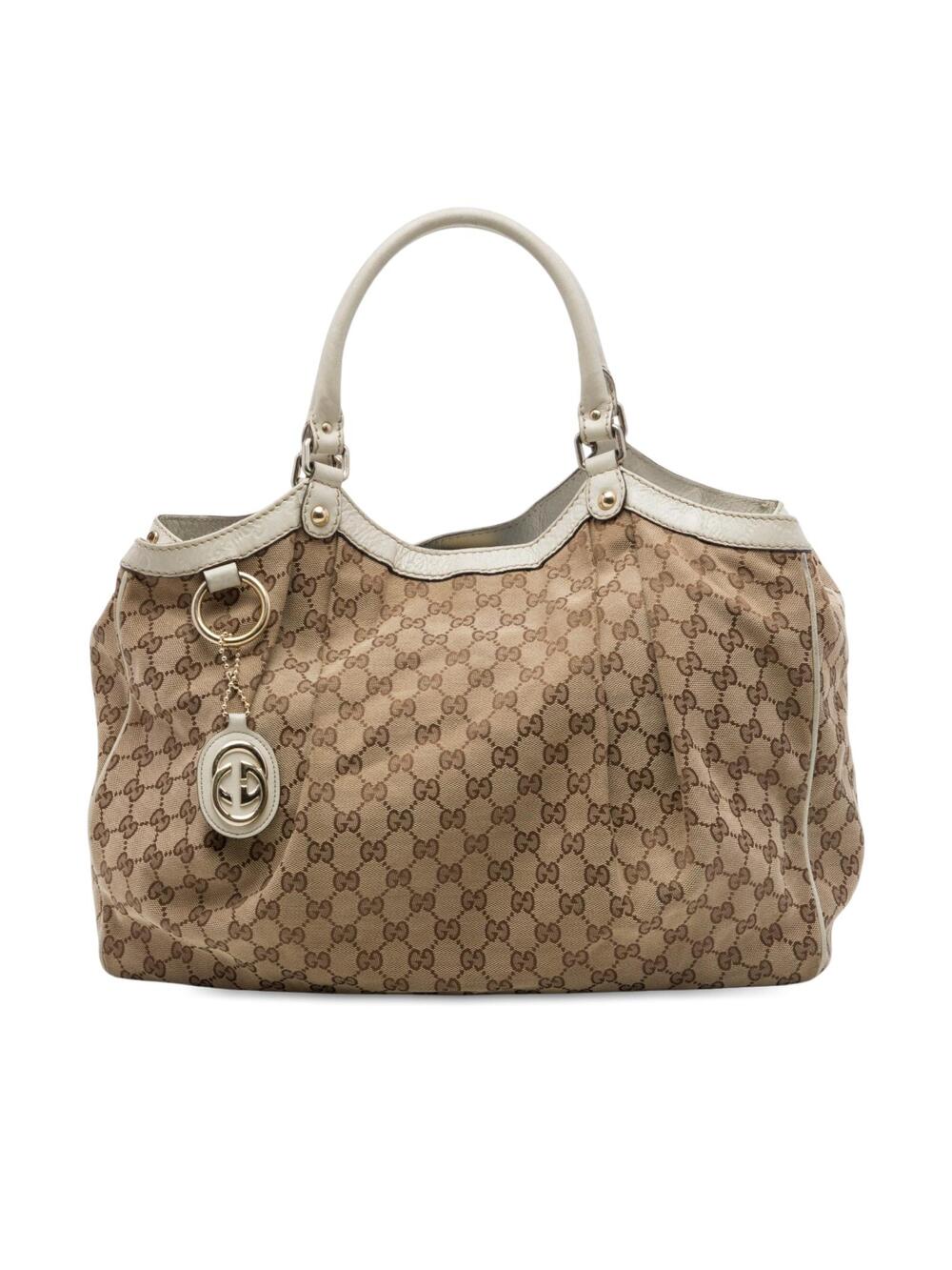 Gucci Large Gg Canvas Sukey Tote Pre- #358354G58B